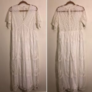 Pink Blush Maternity Dress